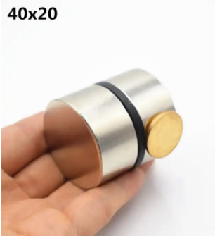 N52 40x20 mm Super Strong Round Rare Earth Potente disco per altoparlanti Magnete NdFeB