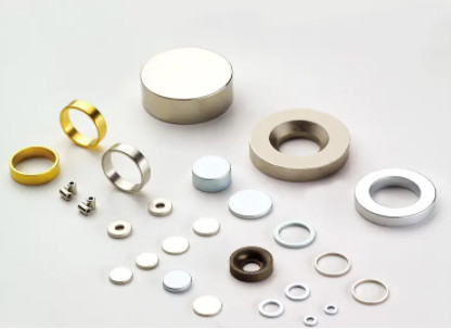 Ring Ndfeb Magnets Ni-Cu-Ni Coating in tondo sinterizzato per l'industriale